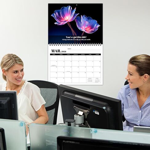 2026 Calendar for Tired Women,Fuck It Calendar 2026,Tired Women Calendar,Funny party gift Home Office Wall Calendar - Funny Monthly Calendar Gag Gift for Womens in Saudi Arabia