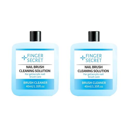 محلول تنظيف فرشاة الأظافر - منظف فرشاة تزيين الأظافر 40 مل لمنتجات المانيكير، منظف فرشاة الأظافر سهل الاستخدام بشكل أفضل لتصميم فن الأظافر in Kuwait
