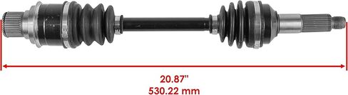 Caltric Rear Right And Left Complete Cv Joint Axles Compatible with Yamaha Big Bear 400 Yfm400Fb 4Wd Irs 2007 2008 2009 2010 2011 2012 in Saudi Arabia