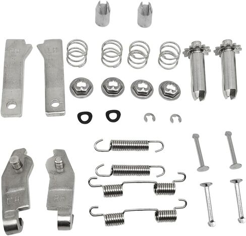 Parking Brake Hardware Kit Compatible with Chevy Corvette C2 C3 LH & RH 1965-1982, Stainless Steel Parking Brake Component Spring Tools in Saudi Arabia