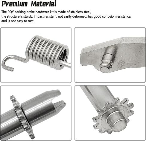 Parking Brake Hardware Kit Compatible with Chevy Corvette C2 C3 LH & RH 1965-1982, Stainless Steel Parking Brake Component Spring Tools in Saudi Arabia