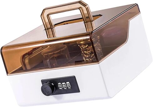 صندوق تخزين طوابع شفاف مكون من 5 حجرات مع منظم الختم الرسمي لهيكل ABS بكلمة مرور in Kuwait