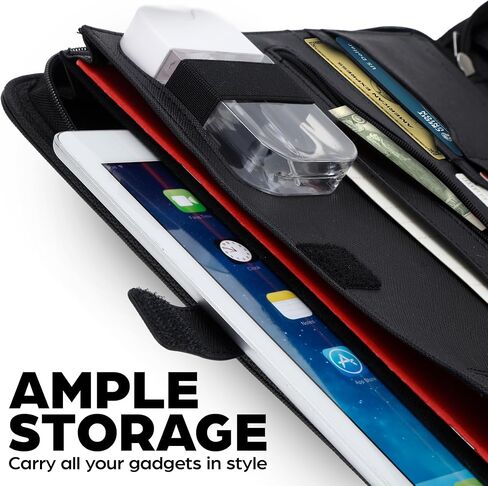 Luxury Folio Cover Compatible with Rocketbook Pro 2.0, Everlast, Wave, Fusion, Panda, Smart Reusable Notebook - Letter Size A4 Portfolio Organizer Multiple Pockets & Sections - Smart Notebook 8.5x11 in Saudi Arabia