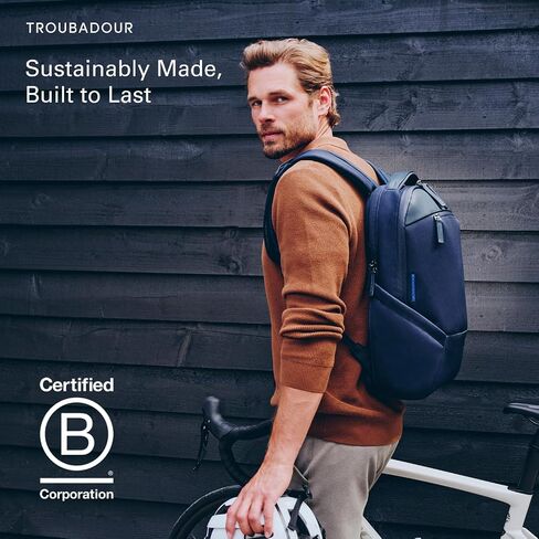 Troubadour Apex 4.0-22L Premium Laptop Backpack - Ergonomic & Water Resistant - Designed for Work and Travel - Black in Saudi Arabia