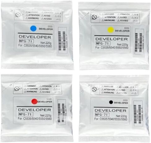 1 قطعة مسحوق المطور المتوافق مع NPG71 G71 لمطور C5535 C5540 C5550 C5560 220G المستقر (CMYK) in Saudi Arabia
