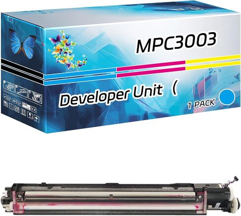 وحدة تطوير MPC3003 (تحتوي على حامل) متوافقة مع طابعات Ricoh MP C3003 MP C3503 MP C4503 MP C5503 MP C6003، عالية الإنتاجية 370000 صفحة، مع طباعة رقاقة عالية الوضوح (عبوة واحدة أرجواني) in Kuwait