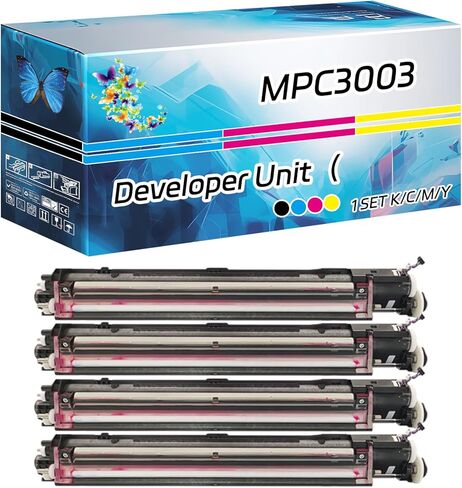 وحدة تطوير MPC3003 (تحتوي على حامل) متوافقة مع طابعات Ricoh MP C3003 MP C3503 MP C4503 MP C5503 MP C6003، عالية الإنتاجية 370000 صفحة، مع طباعة رقاقة عالية الوضوح (عبوة واحدة أرجواني) in Kuwait