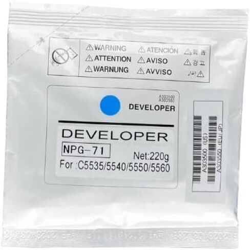 1 قطعة مسحوق المطور المتوافق مع NPG71 G71 لمطور C5535 C5540 C5550 C5560 220G المستقر (CMYK) in Saudi Arabia