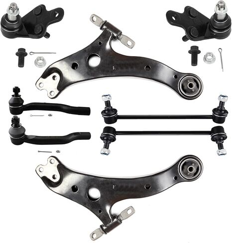 8PCS ASTOU Front Suspension Kit fit for 2013-2018 for Toyota Avalon 2012-2017 for Toyota Camry Lower Control Arm Assembly Lower Ball Joints Outer Tie Rod Ends Sway Bar Links in Kuwait