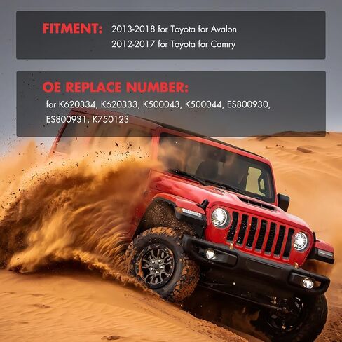 8PCS ASTOU Front Suspension Kit fit for 2013-2018 for Toyota Avalon 2012-2017 for Toyota Camry Lower Control Arm Assembly Lower Ball Joints Outer Tie Rod Ends Sway Bar Links in Kuwait