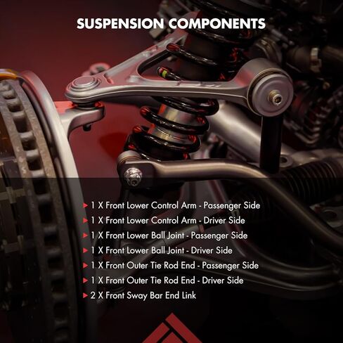 8PCS ASTOU Front Suspension Kit fit for 2013-2018 for Toyota Avalon 2012-2017 for Toyota Camry Lower Control Arm Assembly Lower Ball Joints Outer Tie Rod Ends Sway Bar Links in Kuwait