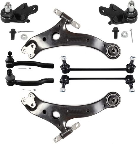 8PCS ASTOU Front Suspension Kit fit for 2013-2018 for Toyota Avalon 2012-2017 for Toyota Camry Lower Control Arm Assembly Lower Ball Joints Outer Tie Rod Ends Sway Bar Links in Kuwait