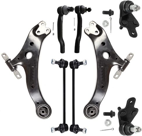8PCS ASTOU Front Suspension Kit fit for 2013-2018 for Toyota Avalon 2012-2017 for Toyota Camry Lower Control Arm Assembly Lower Ball Joints Outer Tie Rod Ends Sway Bar Links in Kuwait