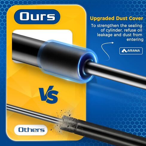 ARANA 4339 Hood Struts for Ford F250/F350/F450 Super Duty 1999-2007, Front Hood Shocks Lift Support for Ford Excursion 2000-2005, Replacement OEM 95892 F81Z16C826AA 013661, 2 Pcs in Saudi Arabia