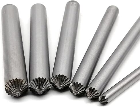 Flowering Cracking Punch Tool Rod for 1-16mm Diameter Eyelets Grommet Ring Air Hole Semi Half Rivet Install DIY 45# Steel(6mm) in Saudi Arabia