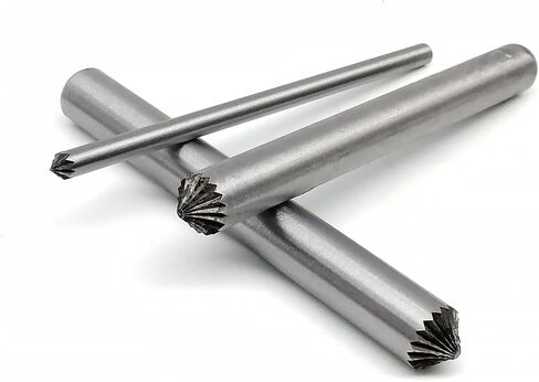 Flowering Cracking Punch Tool Rod for 1-16mm Diameter Eyelets Grommet Ring Air Hole Semi Half Rivet Install DIY 45# Steel(6mm) in Saudi Arabia
