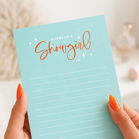 ThreeKin From the Desk of a Showgirl To-Do Planner - مفكرة يومية قابلة للتمزيق (50 ورقة، 5 × 8 بوصة) لتحقيق أقصى قدر من الإنتاجية - للعمل والمدرسة والمنزل - علامة تجارية مملوكة للنساء في الولايات المتحدة الأمريكية in Saudi Arabia