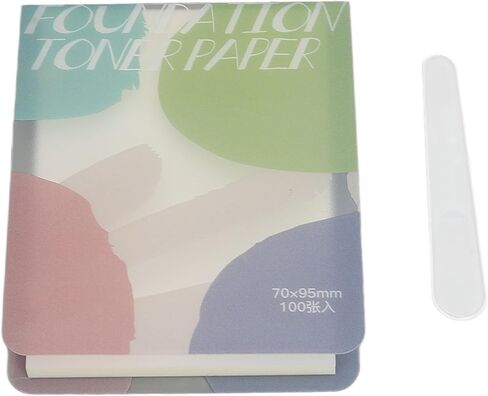 Disposable Makeup Mixing Palette Paper 2 Sets 200 Sheets with Foundation Sticks for Easy Color Blending Perfect for Nail Art and Cosmetic Application at Home or Salon in Saudi Arabia