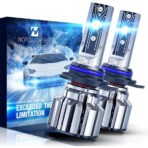 H13 9008 Bulbs, 600% Brightness 6500K Xenon White Extremely Super Bright Plug & Play 9008 H13 Fog Light with Cooling Fan (Pack of 2) in Saudi Arabia
