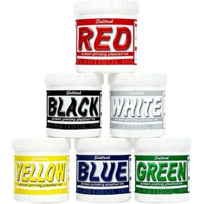 Screen Printing Ink Set - 6-Colors(10oz), Plastisol Ink for Screen Printing Fabric, Screen Printing Supplies for Silkscreen Cotton, Polyester and Other Fabrics in Saudi Arabia