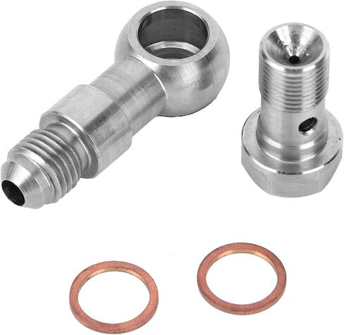 ZJchao Turbo Oil Restrictor Fitting 315-02101-009 لـ GT2871 GT3071R، مسمار تغذية الزيت التوربيني من الفولاذ الطري in Saudi Arabia