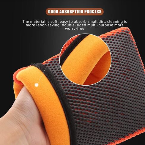 SPTA Professional Detail Products - Clay Decontamination Towel - Effective Cleaning & Release of Paint Contaminants; Fine Grade Microfiber Car Towel; Enhance Gloss & Depth of Color -12" x 12" -CB308 in Saudi Arabia