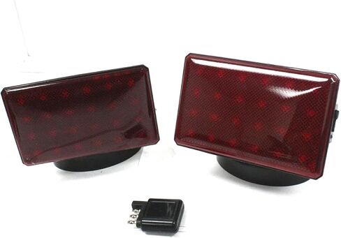 Rechargeable Wireless 48 LED Towing Light Signal Kit Truck Boat Haul Tow Lights, Black in Saudi Arabia