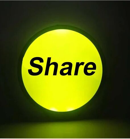 Car Share Sign LED Signal Light Circle Shape Front Rear Windshields Indicator Light Share Sticker taxi service in Saudi Arabia