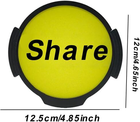 Car Share Sign LED Signal Light Circle Shape Front Rear Windshields Indicator Light Share Sticker taxi service in Saudi Arabia