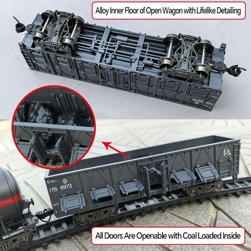 SS7C Alloy Electric Train Set with Passenger Carriages, Long Oval Track Layout, Light & Sound Retro Locomotive for Holiday Display, Home Decoration, Collectors and Train Enthusiasts in Saudi Arabia