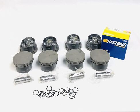 Hypereutectic Flat Top Pistons & Rings bundle with crankshaft bearings compatible with 2004-2009 Chevy LS 4.8L and 5.3L Vortec Gen IV engines. (STD 3.780 Bore dia.) in Saudi Arabia