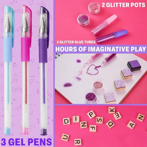 Pokemon Scrapbook Craft Kit for Kids, All-in-One Set with Gel Pens, Glitter, Sticker Sheets, Scrapbook Supplies, Art Supplies, Gifts for Kids in Saudi Arabia