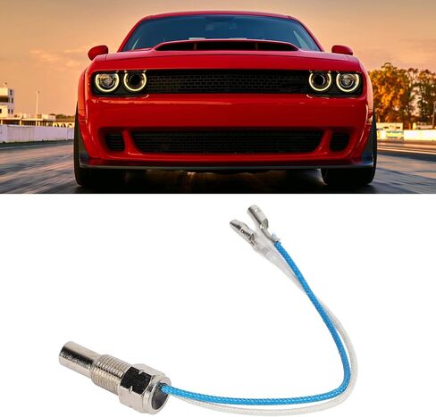 Oil Water Temperature Sensor with 1/8 NPT Fitting, 0-170℃ Range, Knitted Cable for Automotive Modification in Saudi Arabia