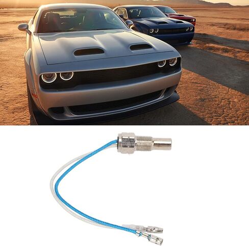 Oil Water Temperature Sensor with 1/8 NPT Fitting, 0-170℃ Range, Knitted Cable for Automotive Modification in Saudi Arabia