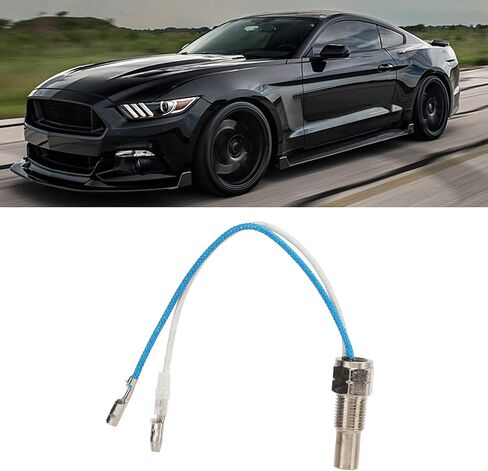 Oil Water Temperature Sensor with 1/8 NPT Fitting, 0-170℃ Range, Knitted Cable for Automotive Modification in Saudi Arabia