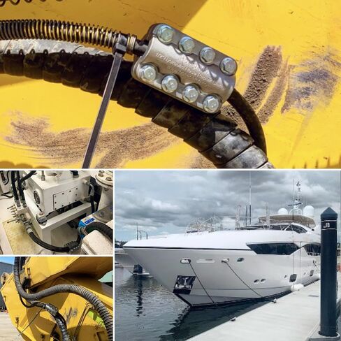 Hydraulic Hose Repair, Clamp Only for Fast Hose Repair, Durable Hose Repair Fittings, Hose Connector Repair, High Pressure Hose Clamps, Hose Patch Clamp - 3/8" in Saudi Arabia