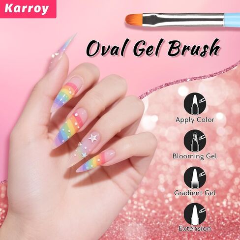 100Pcs Soft Sponges for Ombre Painting Gel with Grabber, Professional Accessories for Ombre Gradient Painting Nail Gel Kit, Manicure DIY Tools (100PCS Sponges & Grabber) in Saudi Arabia