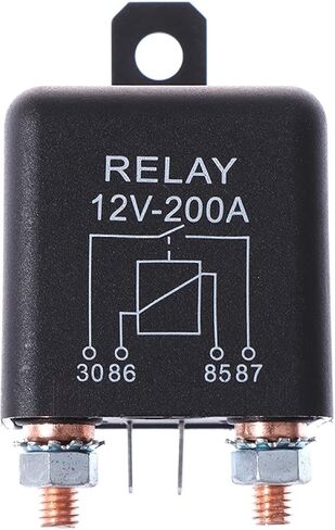 12V 200 Amp Heavy Duty Split Charge Winch Relay, 4 Pin DC Power Relay for Car Van Boat, 80x42x42mm in Saudi Arabia