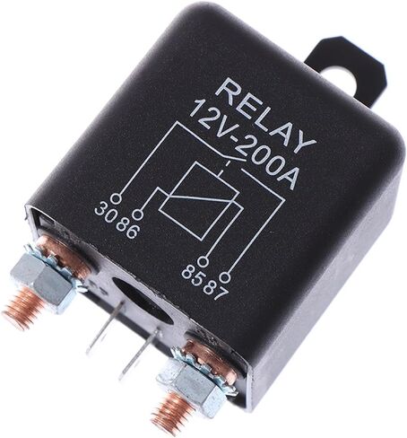 12V 200 Amp Heavy Duty Split Charge Winch Relay, 4 Pin DC Power Relay for Car Van Boat, 80x42x42mm in Saudi Arabia