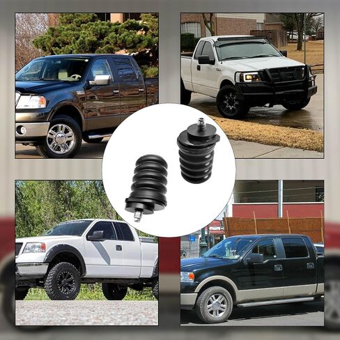 SSR-108-47 نظام التعليق الخلفي باللون الأسود، نوابض مساعدة لإيقاف الصدمات متوافقة مع Ford F-150 2/4WD 1999-2008، طقم تعليق دعم حمل زنبرك الأوراق الخلفية in Saudi Arabia