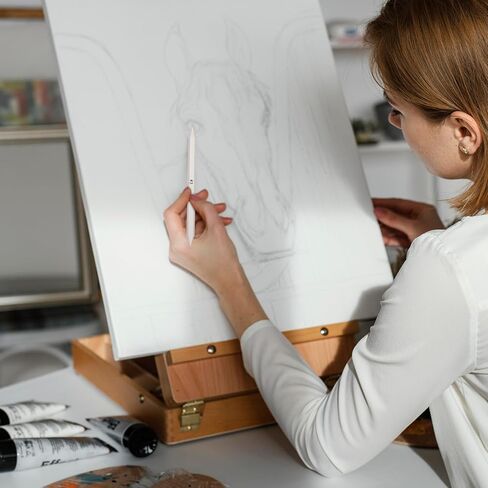 11 Pack Blending Stumps for Drawing, Oil Pastel Blending Tools Blendings Sponge Pens and Sandpaper Pencil Reusable Washable Pencil Blender Sticks for Student Artists Charcoal Graphite Drawing in Kuwait