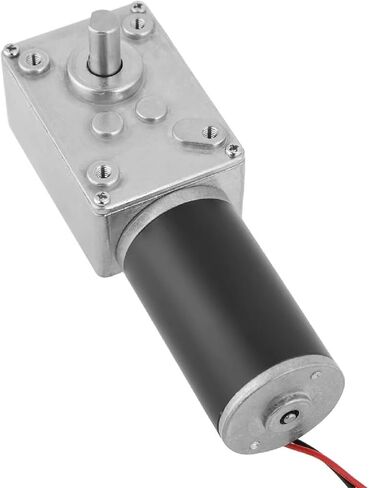 5840-31ZY DC 12V Worm Gear Motor, High Torque 7NM Metal Gearbox, 27 RPM Low Speed, 21W Rated Power, 4.53 Inch Length (12RPM) in Saudi Arabia