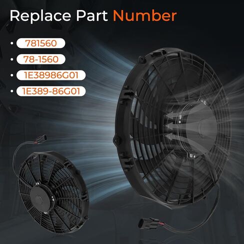 781560 مروحة مكثف 78-1560 متوافقة مع Tri-Pac Evolution 1E38986G01، Thermo King Tripac APU 12V in Kuwait