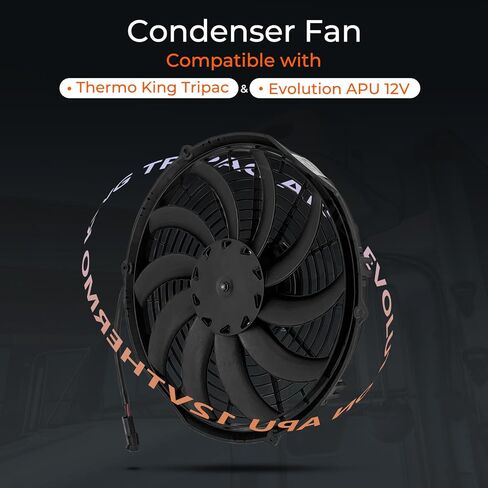 781560 مروحة مكثف 78-1560 متوافقة مع Tri-Pac Evolution 1E38986G01، Thermo King Tripac APU 12V in Kuwait