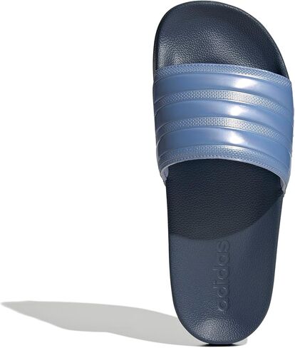 Adidas للجنسين Adilette Slide Slide Slide ، حبر محبوب/سبارك الأزرق Met./blue Spark Met ، 8 US Men in Kuwait