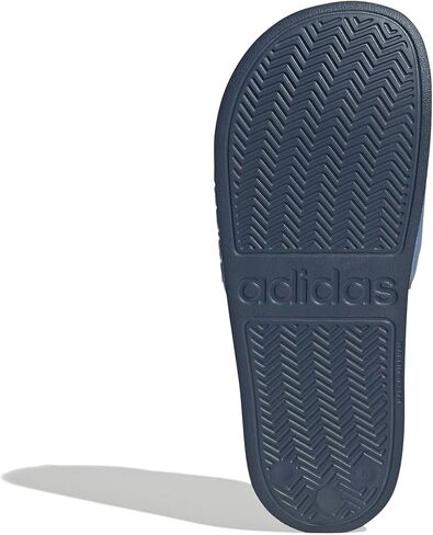 Adidas للجنسين Adilette Slide Slide Slide ، حبر محبوب/سبارك الأزرق Met./blue Spark Met ، 8 US Men in Kuwait