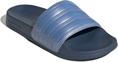 Adidas للجنسين Adilette Slide Slide Slide ، حبر محبوب/سبارك الأزرق Met./blue Spark Met ، 8 US Men in Kuwait