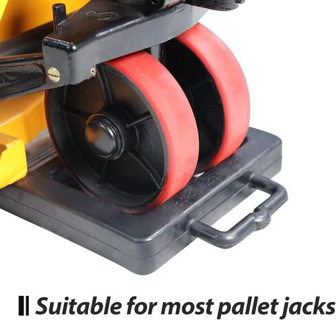 APOLLOLIFT المطاط البليت جاك سدادة شاحنة البليت، المطاط الثقيلة البليت جاك عجلة الساندة، 14.2 "L × 11.4" W × 2 "H in Kuwait