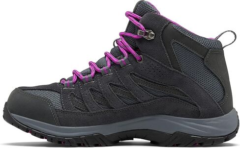 Columbia Womens Crestwood Mid Waterproof Boot Hiking Shoe, Nori, Peach Blossom, 5 Wide US in Kuwait