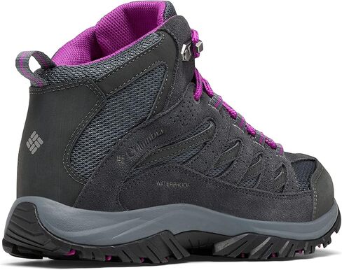 Columbia Womens Crestwood Mid Waterproof Boot Hiking Shoe, Nori, Peach Blossom, 5 Wide US in Kuwait